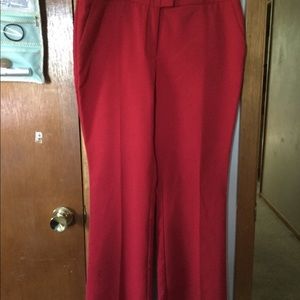 Red slacks